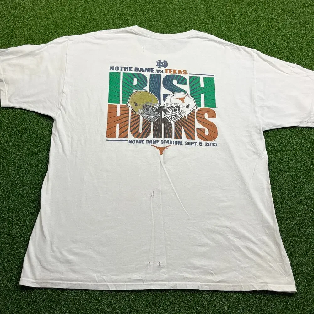 Y2K White Champion Football Gameday Clash T-Shirt Sz XXL - Picture 7 of 10